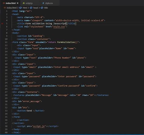 Image result for JavaScript Empty Validation