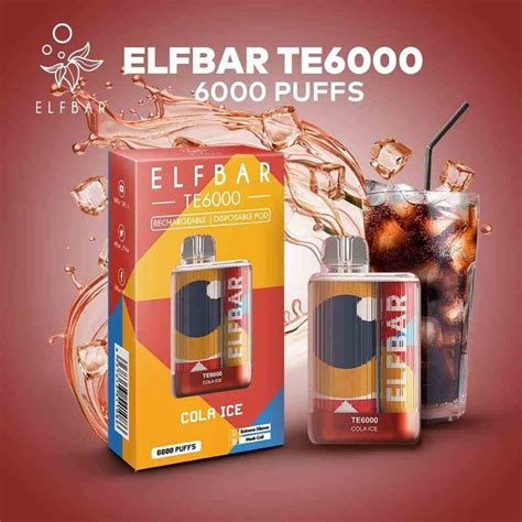 Cola ice - ELF BAR TE6000 - India Vape Store