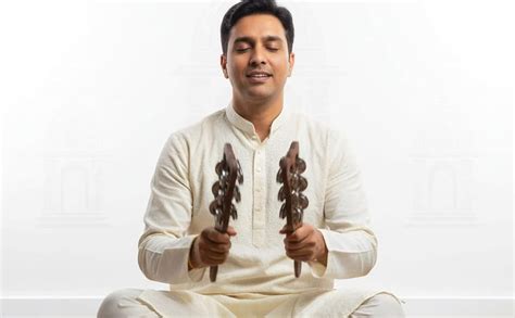 ANTLANTIC CREATIO Wooden Hand Taal Khartal Kartal Khadtal Indian ...