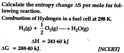 Calculate the entropy change - CBSE Class 11 Chemistry - Learn CBSE Forum