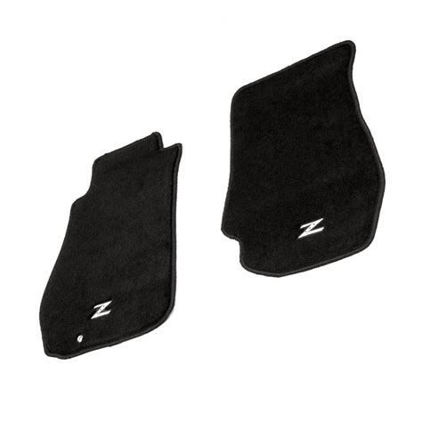 NRG Black Carpet Floor Mats Set, Z Emblem Logo, for 03-09 Nissan 350Z