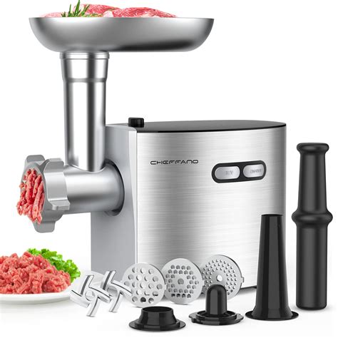 Amazon.com: CHEFFANO Meat Grinder, 2600W Max Stainless Steel Meat ...