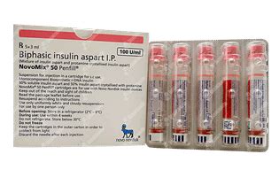 Novomix 50/50 Penfill 3 ML (pack Of | Order NOVOMIX 50/50 PENFILL 3 ML ...