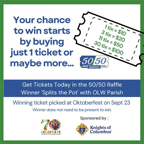 Our Lady of the Wayside Catholic Church | FINAL WEEK: Get Your 50/50 ...