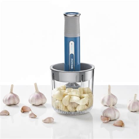 Buy Brewine USB Cordless Vegetable Chopper & Garlic Peeler, 400ml Glass ...