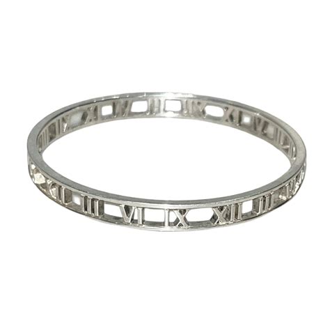 TIFFANY silver bangle " Atras " | NOIR ONLINE