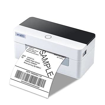 VRETTI D463B 4x6 Thermal USB Label Printer, Monochrome, 203dpi, 72ppm ...