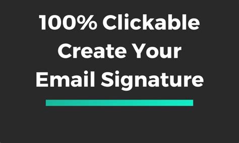 Image result for Clickable Email Signature