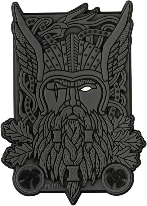 Buy M-Tac Tactical Morale Patch Odin Viking War God 3D PVC Online at ...