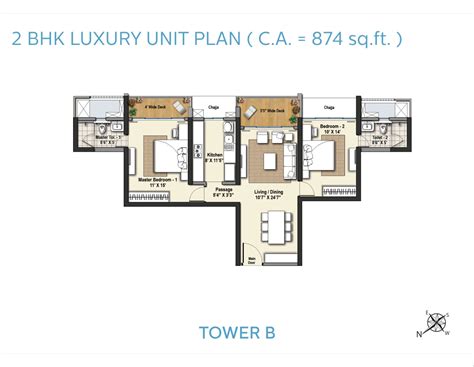 Raheja Exotica Sorento: Floor Plan | Sea View Properties - Raheja ...