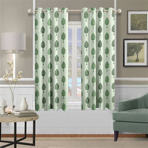 Buy CORTINA Set of 2 Printed Light Filtering Window Curtains from ...