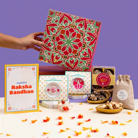 Rakhi Gift Hampers Online 2025 - Unique Rakhi Hampers | The Zappy Box