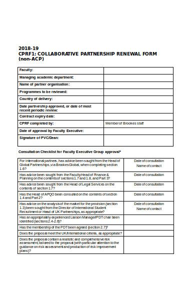 General Partnership Information Form 的图像结果
