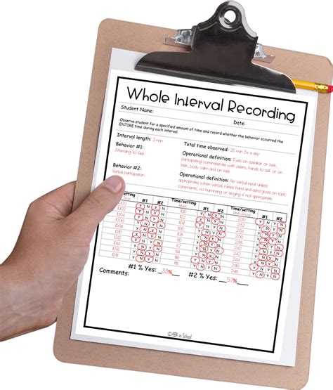 Behavior Data Collection Sheets for Special Education Part 2 ...