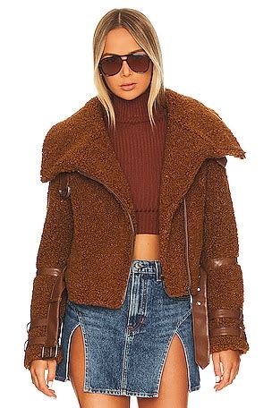 Tularosa Ariel Jacket in Brown Plaid | REVOLVE