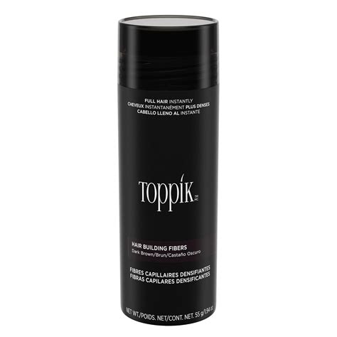 Toppik Hair Building Fibers Powder, Keratin-Derived Fibres For ...