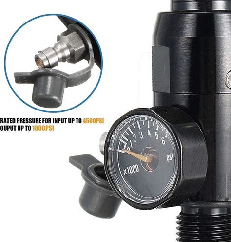 Buy HPDAVV Paintball Air Tank Regulator & Valve Gauge - HPA Air Soft ...