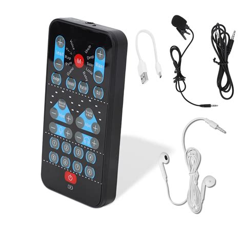 Amazon.com: Mini Voice Changer Device, Portable 8 Sound Effects Support Multi Languages Handheld ...