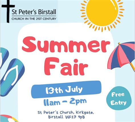 Summer Fair, St Peters Church, Kirkgate, Birstall, Batley, 13 July 2024 ...