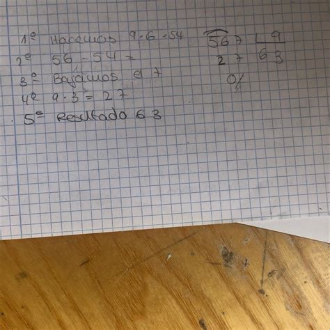 Cómo dividir 567 dividido 9 - Brainly.lat