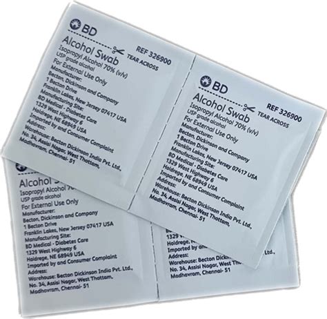 Buy B D ALCOHOL SWABS BOX OF 100 'S Online & Get Upto 60% OFF at PharmEasy