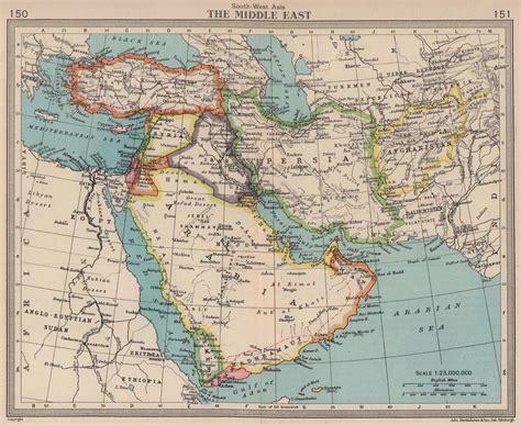Middle East | antique and vintage maps and prints