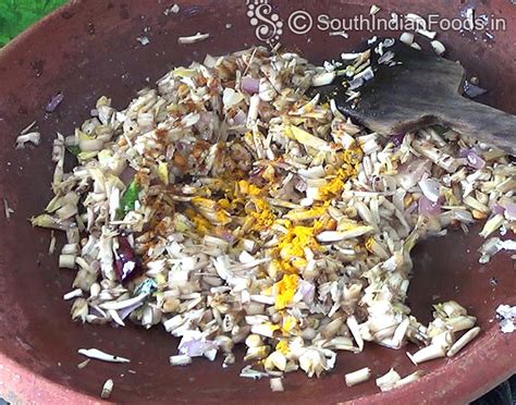 Vazhaipoo poriyal recipe | Banana flower stir fry-How to make-Stepwise ...
