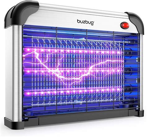 LED Bug Zapper Indoor, 10 Years Lifespan 3 Lamps Enhance Insect ...