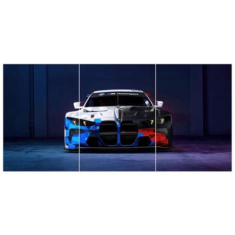 gammaposters BMW M4 Car Wall Posters – A4 Size Split Set Printed on 300 ...