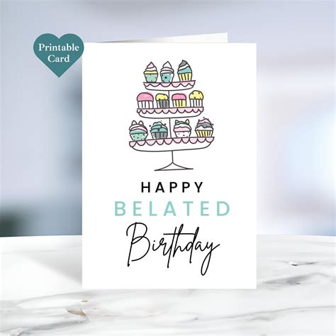 Free Printable Belated Birthday Cards Printbirthdaycards Nice Belated ...