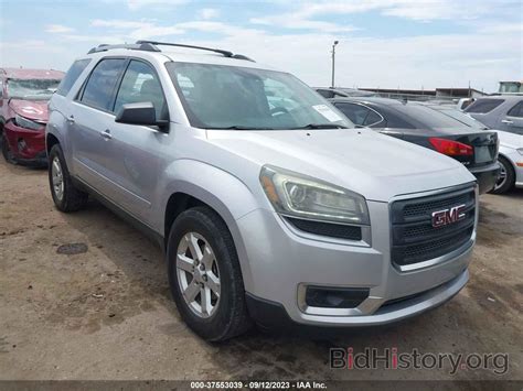 Report 1GKKRPKD1FJ327814 GMC ACADIA 2015 Silver Gasoline - price and damage history