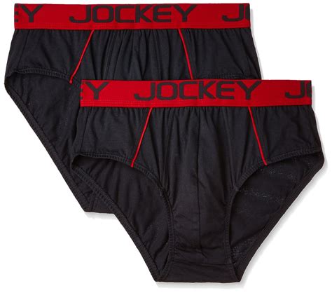 Buy Jockey Men's Cotton Brief (Pack of 2)(Colors & Print May Vary ...