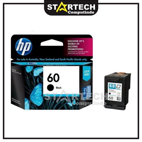 Jual Cartridge HP 60 Black - 100% ORIGINAL | Shopee Indonesia