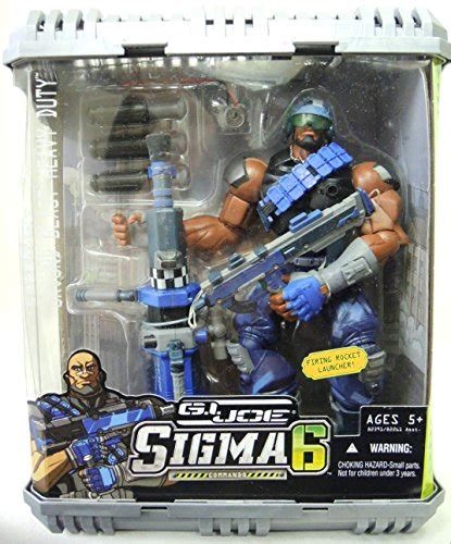 Buy GI Joe Sigma 6 Ground Blast Heavy Duty 8" Commando Figure - Rare ...