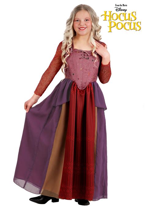 Deluxe Disney Hocus Pocus Sarah Sanderson Girl's Costume | Disney Costumes