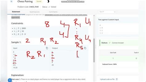 Image result for CodeChef Optimal Pairs Solution