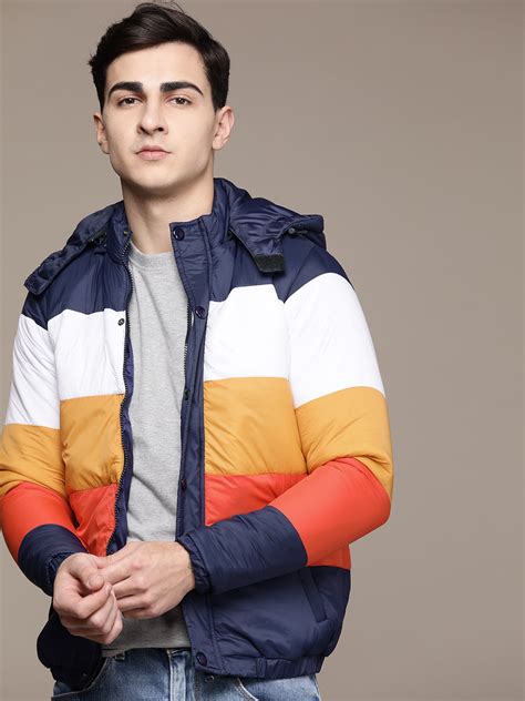 Roadster Men Colourblocked Lightweight Running Sporty Jacket - Price ...