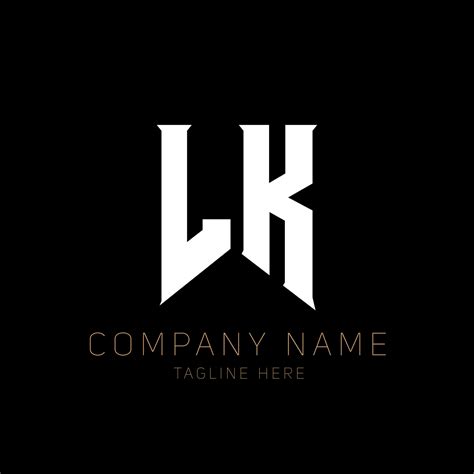 LK Letter Logo Design. Initial letters LK gaming
