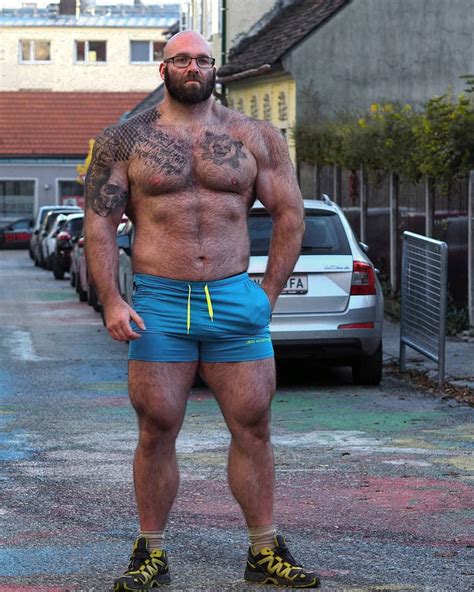 Ultra-Masculine: Gerald Gschiel (@gschielgerald_thehumanbear on IG)