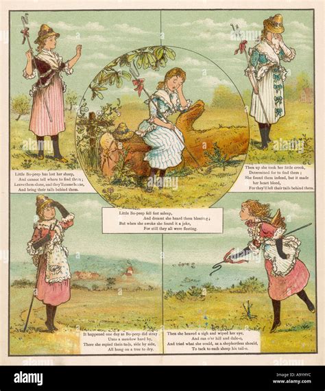 Little Bo Peep Stock Photo - Alamy
