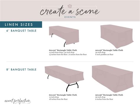 What Size Linens For 8 Foot Table at Rachel Stewart blog