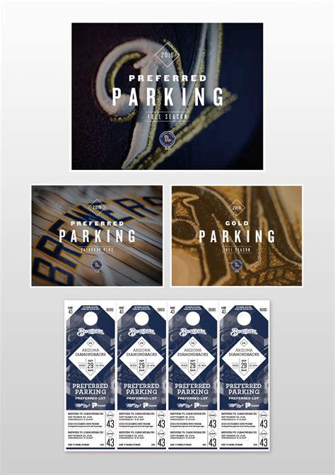 Milwaukee Brewers 2016 Season Tickets & Parking Passes on Behance