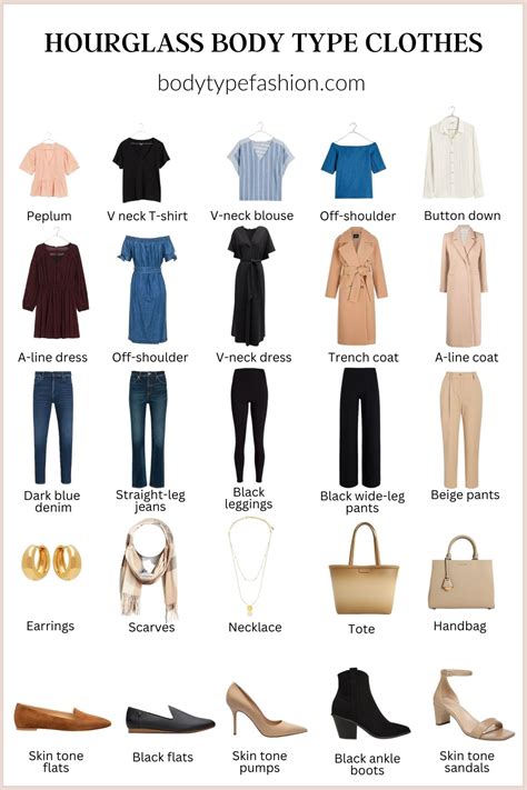 The 25 Wardrobe Essentials for Hourglass Shape - Fashion for Your Body Type