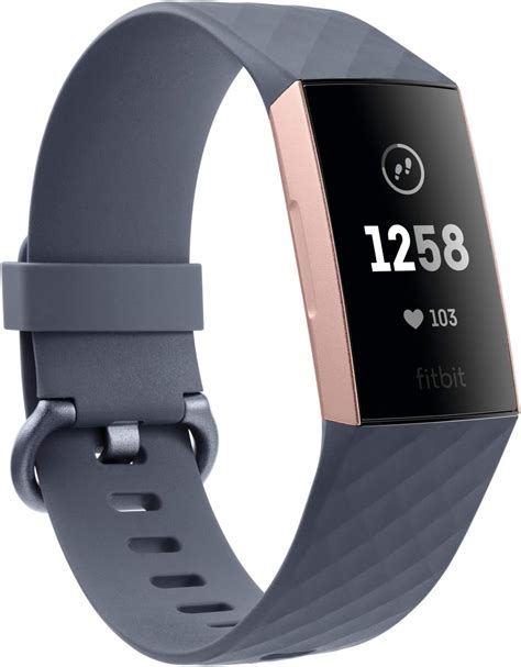 Fitbit Charge 3 Advanced Fitness Tracker with Heart Rate, Swim Tracking ...