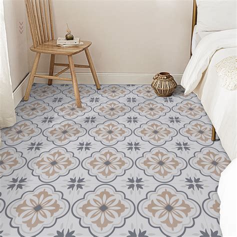 Abyssaly 7.87" x 7.87" 10Pcs Peel and Stick Floor Tile, Peel and Stick ...