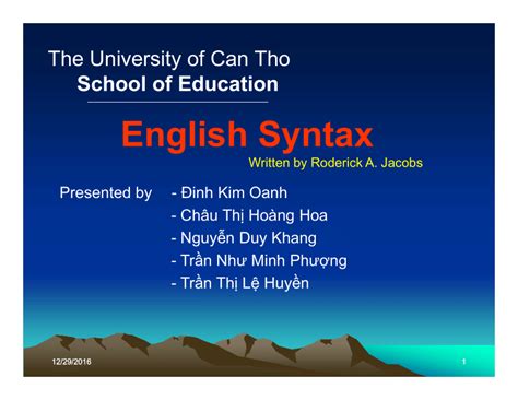 Image result for Syntax English Class