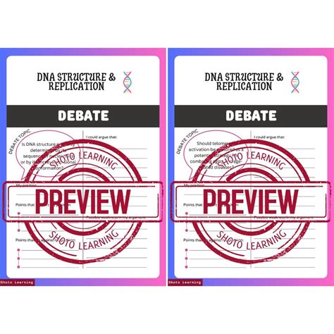 DNA Learning Worksheet 的图像结果