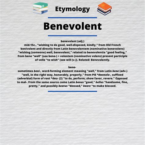 Benevolent Definition