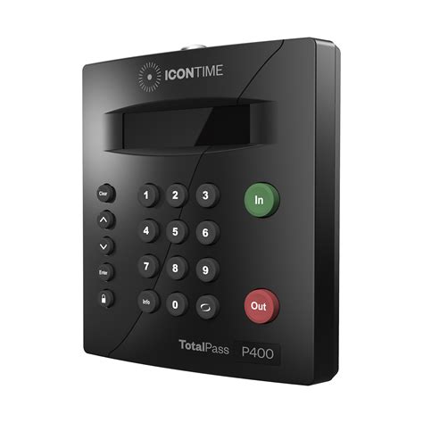 TotalPass P400 Proximity Card Time Clock – Icon Time
