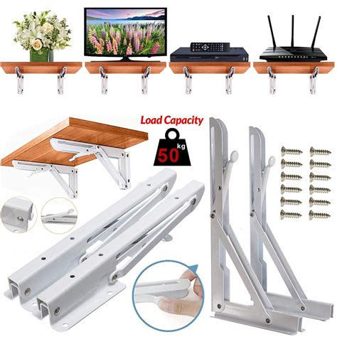 Buy Shelf Bracket & Support 2X Heavy Duty L Shaped Angle Adjustable ...